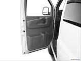 Inside of driver's side open door, window open photo